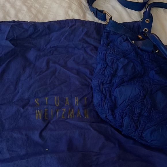 Stuart Weitzman bag.  With a duster.  Excellent condition - Picture 3 of 4